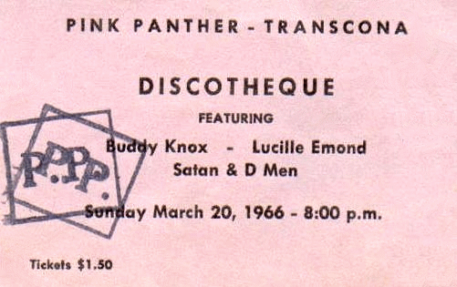 Ticket for event at The Pink Panther in Transcona Ticket for event at The Pink Panther
in Transcona