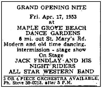 Newspaper Ad 1953