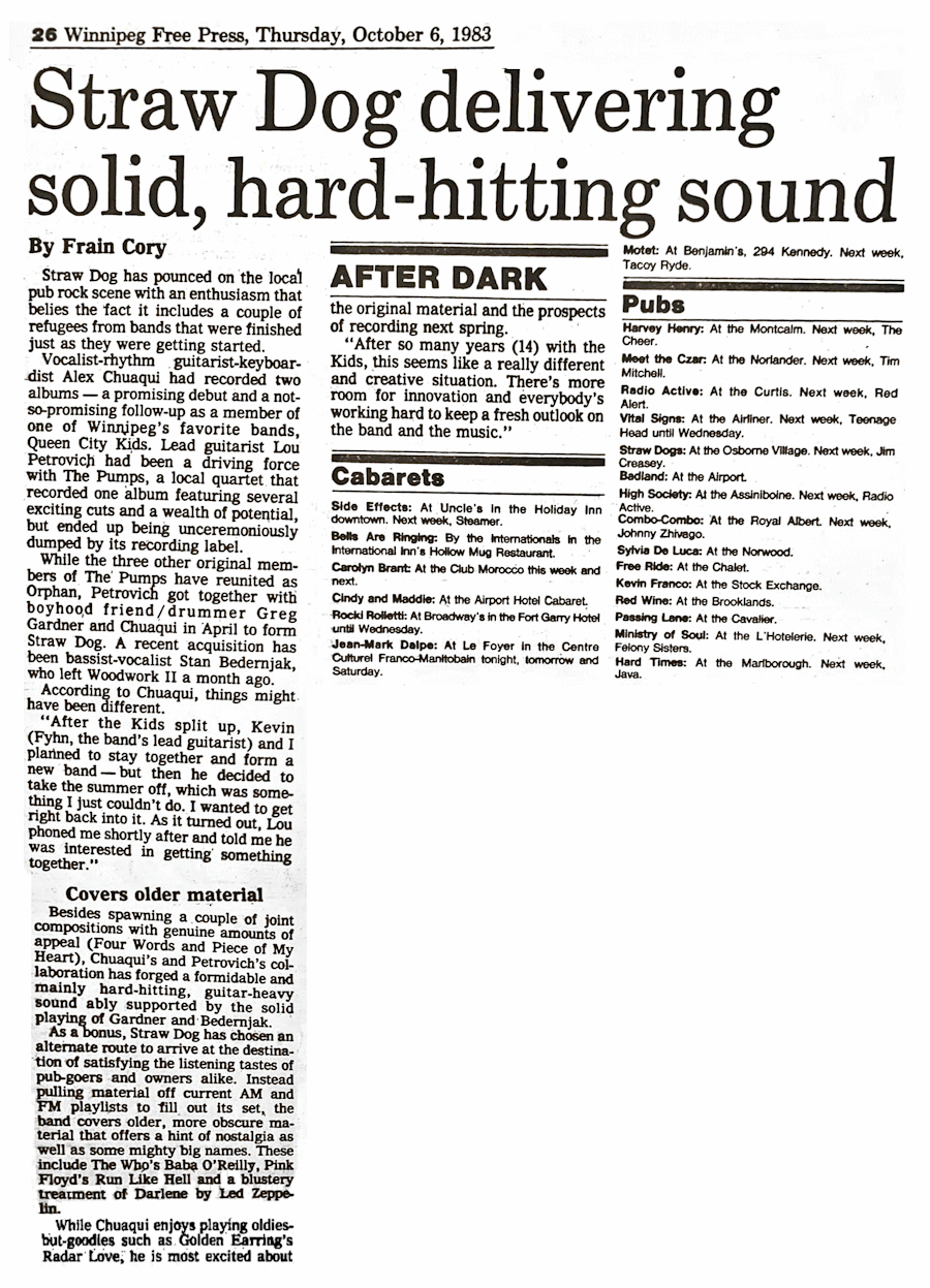 Winnipeg Free Press October 6, 1983