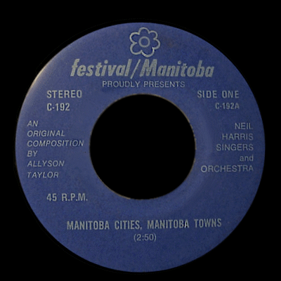Manitoba Cities, Manitoba Towns
                              1978