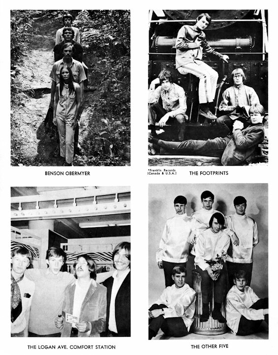 Benson Obermyer, The Footprints, The Logan Ave. Comfort Station, The Other Five